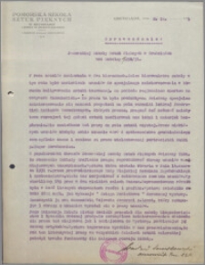 [Sprawozdanie Pomorskiej Szkoły Sztuk Pięknych w Grudziądzu rok szkolny 1930/31].