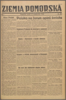 Ziemia Pomorska, 1945.10.19, R.1, nr 187