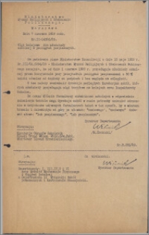 [Ministerstwo Wyznań Religijnych i Oświecenia Publicznego... ulgi kolejowe dla młodzieży szkolnej w pociągach pospiesznych... z dnia 7 czerwca 1929 r.].