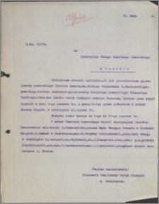 [Pomorska Szkoła Sztuk Pięknych w Grudziądzu... Do Kuratorjum Okręgu Szkolnego Pomorskiego w Toruniu... z dnia 28 maja 1930 r.].