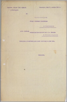 [Pomorska Szkoła Sztuk Pięknych w Grudziądzu... Do Kuratorjum Okręgu Szkolnego Pomorskiego w Toruniu... z dnia 5 czerwca 1923 r.].