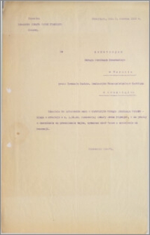 [Prywatna Pomorska Szkoła Sztuk Pięknych w Grudziądzu... Do Kuratorjum Okręgu Szkolnego Pomorskiego w Toruniu... z dnia 1 czerwca 1923 r.].