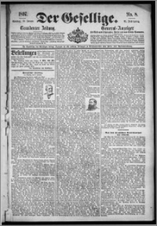 Der Gesellige : Graudenzer Zeitung 1897.01.10, Jg. 71, No. 8