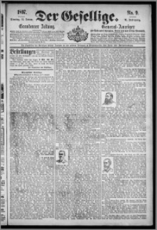 Der Gesellige : Graudenzer Zeitung 1897.01.12, Jg. 71, No. 9