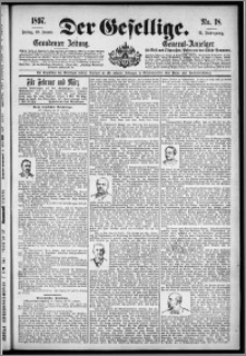 Der Gesellige : Graudenzer Zeitung 1897.01.22, Jg. 71, No. 18