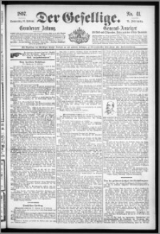 Der Gesellige : Graudenzer Zeitung 1897.02.18, Jg. 71, No. 41