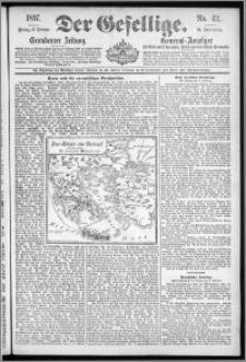 Der Gesellige : Graudenzer Zeitung 1897.02.19, Jg. 71, No. 42