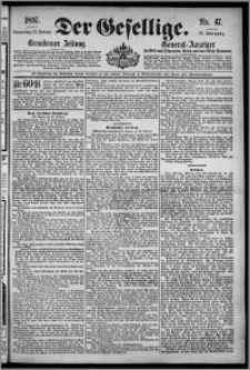 Der Gesellige : Graudenzer Zeitung 1897.02.25, Jg. 71, No. 47