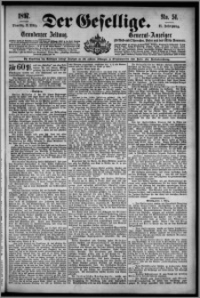 Der Gesellige : Graudenzer Zeitung 1897.03.02, Jg. 71, No. 51