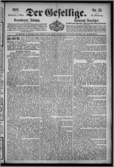 Der Gesellige : Graudenzer Zeitung 1897.03.04, Jg. 71, No. 53