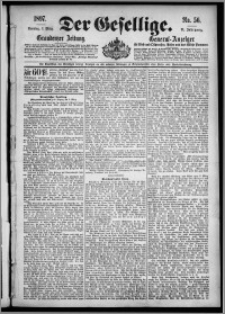 Der Gesellige : Graudenzer Zeitung 1897.03.07, Jg. 71, No. 56