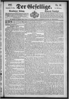 Der Gesellige : Graudenzer Zeitung 1897.03.13, Jg. 71, No. 61
