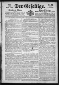 Der Gesellige : Graudenzer Zeitung 1897.03.14, Jg. 71, No. 62