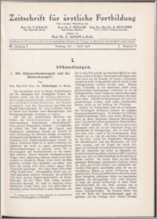 Zeitschrift für Ärztliche Fortbildung, Jg. 25 (1928) nr 7