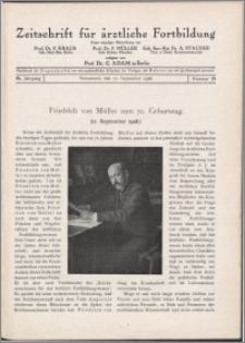 Zeitschrift für Ärztliche Fortbildung, Jg. 25 (1928) nr 18