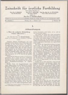 Zeitschrift für Ärztliche Fortbildung, Jg. 25 (1928) nr 19
