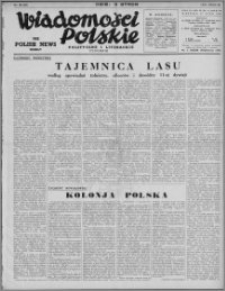 Wiadomości Polskie, Polityczne i Literackie 1941, R. 2 nr 30