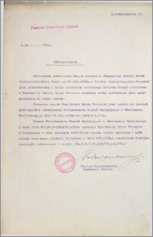 [Zaświadczenie dla Wandy Neasówny... z dnia 3 października 1931 r.].