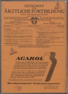 Zeitschrift für Ärztliche Fortbildung, Jg. 29 (1932) nr 6