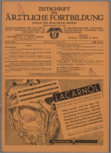 Zeitschrift für Ärztliche Fortbildung, Jg. 29 (1932) nr 16