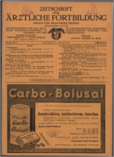 Zeitschrift für Ärztliche Fortbildung, Jg. 29 (1932) nr 17