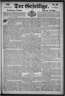 Der Gesellige : Graudenzer Zeitung 1897.04.16, Jg. 71, No. 90