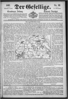 Der Gesellige : Graudenzer Zeitung 1897.04.21, Jg. 71, No. 92