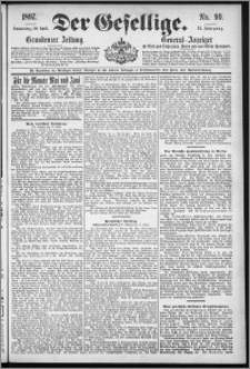 Der Gesellige : Graudenzer Zeitung 1897.04.29, Jg. 71, No. 99