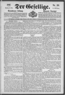 Der Gesellige : Graudenzer Zeitung 1897.05.16, Jg. 71, No. 114