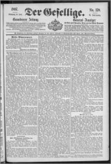 Der Gesellige : Graudenzer Zeitung 1897.06.16, Jg. 71, No. 138