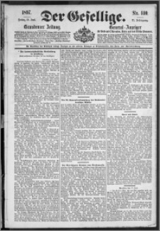 Der Gesellige : Graudenzer Zeitung 1897.06.18, Jg. 71, No. 140