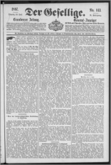 Der Gesellige : Graudenzer Zeitung 1897.06.22, Jg. 71, No. 143
