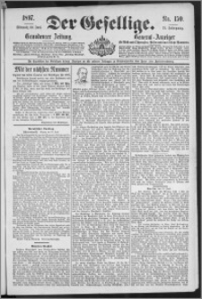 Der Gesellige : Graudenzer Zeitung 1897.06.30, Jg. 71, No. 150