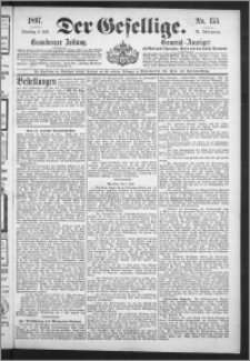 Der Gesellige : Graudenzer Zeitung 1897.07.06, Jg. 71, No. 155
