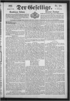 Der Gesellige : Graudenzer Zeitung 1897.07.09, Jg. 72, No. 158