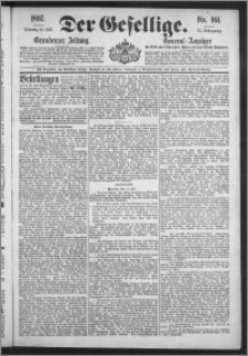 Der Gesellige : Graudenzer Zeitung 1897.07.13, Jg. 72, No. 161