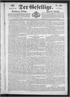 Der Gesellige : Graudenzer Zeitung 1897.07.18, Jg. 72, No. 166