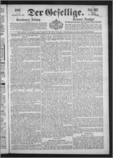 Der Gesellige : Graudenzer Zeitung 1897.07.20, Jg. 72, No. 167