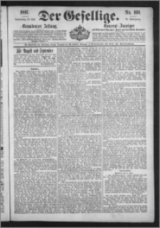 Der Gesellige : Graudenzer Zeitung 1897.07.22, Jg. 72, No. 169