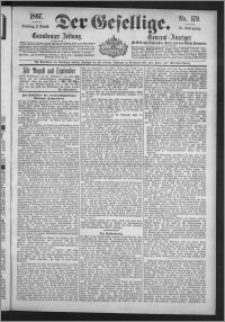 Der Gesellige : Graudenzer Zeitung 1897.08.03, Jg. 72, No. 179