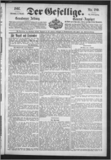Der Gesellige : Graudenzer Zeitung 1897.08.04, Jg. 72, No. 180