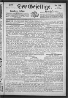 Der Gesellige : Graudenzer Zeitung 1897.09.01, Jg. 72, No. 204