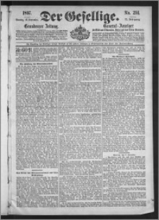 Der Gesellige : Graudenzer Zeitung 1897.09.12, Jg. 72, No. 214
