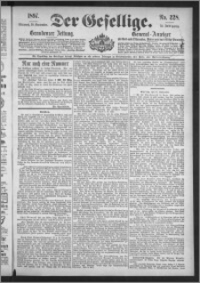Der Gesellige : Graudenzer Zeitung 1897.09.29, Jg. 72, No. 228