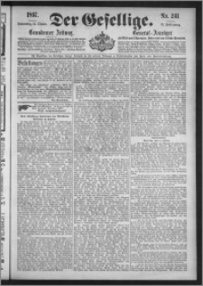 Der Gesellige : Graudenzer Zeitung 1897.10.14, Jg. 72, No. 241