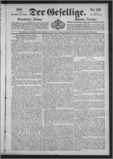 Der Gesellige : Graudenzer Zeitung 1897.10.16, Jg. 72, No. 243