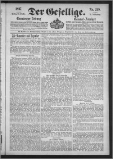 Der Gesellige : Graudenzer Zeitung 1897.10.22, Jg. 72, No. 248