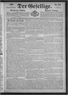 Der Gesellige : Graudenzer Zeitung 1897.11.02, Jg. 72, No. 257