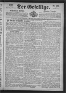 Der Gesellige : Graudenzer Zeitung 1897.11.11, Jg. 72, No. 265