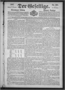 Der Gesellige : Graudenzer Zeitung 1897.11.14, Jg. 72, No. 268